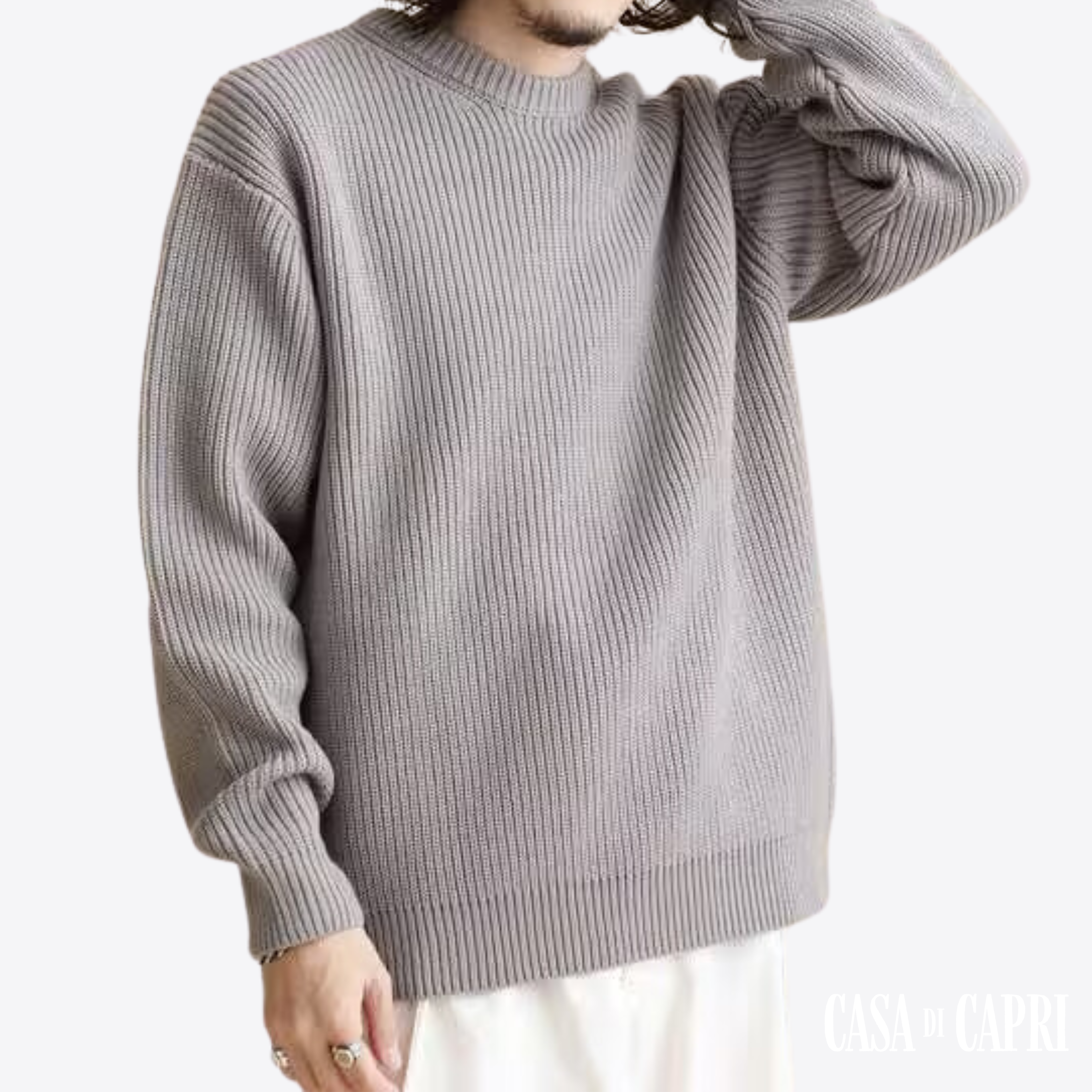 Veneto™ | Ribbed Classic Sweater | Casadicapri.co