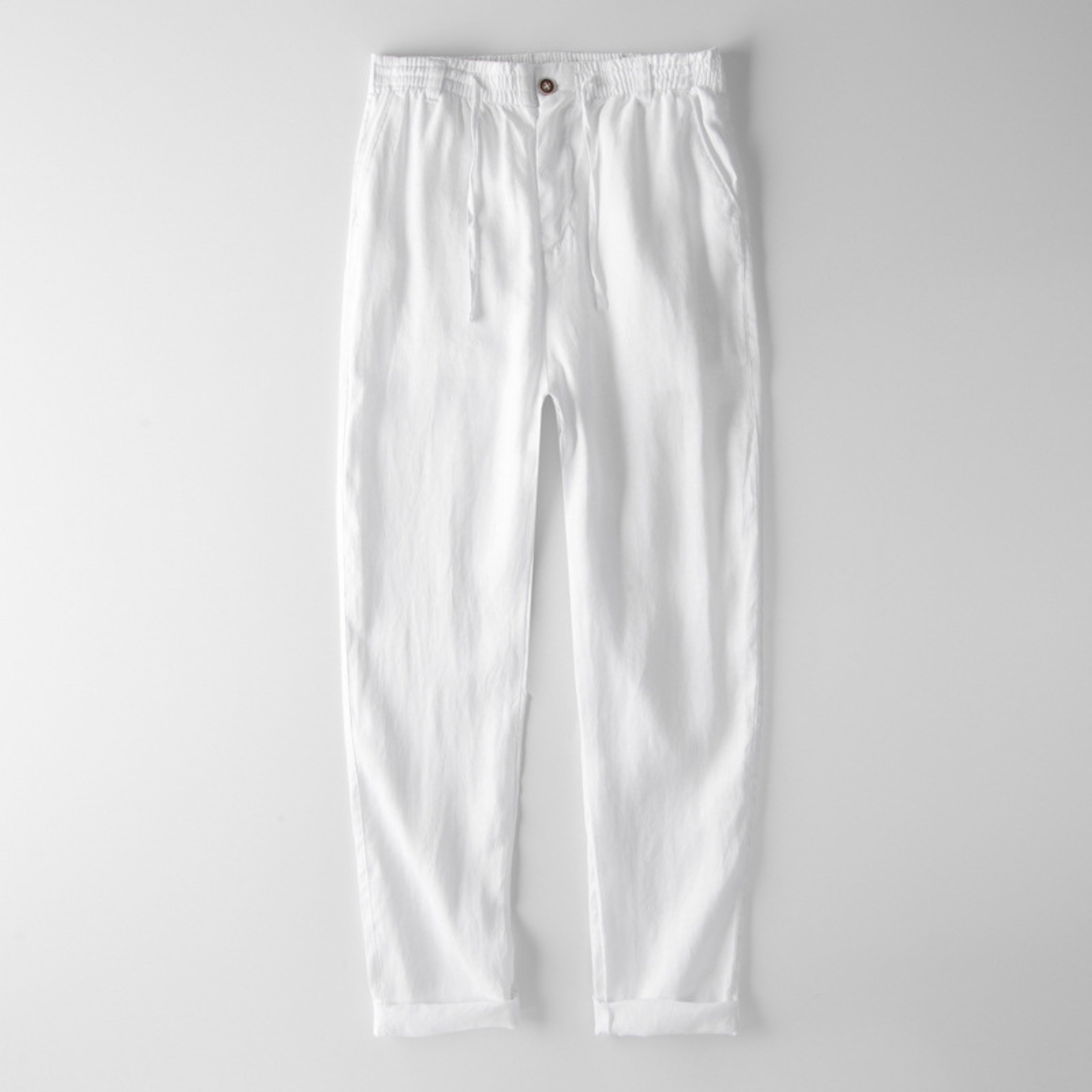 Calma™ | 100% Linen Drawstring Trousers