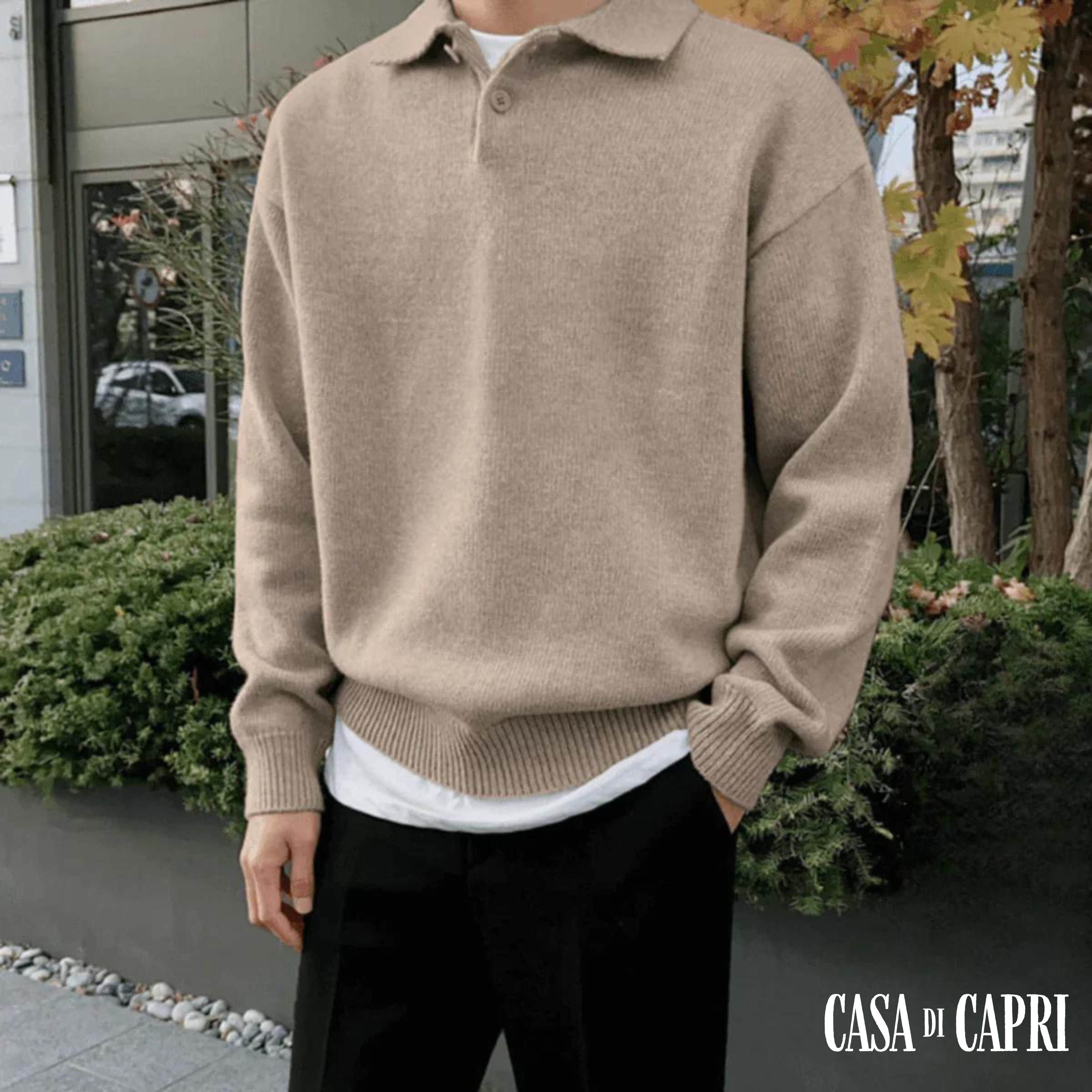 Fiorentino™ | Knitted Button Pullover by Casadicapri.co